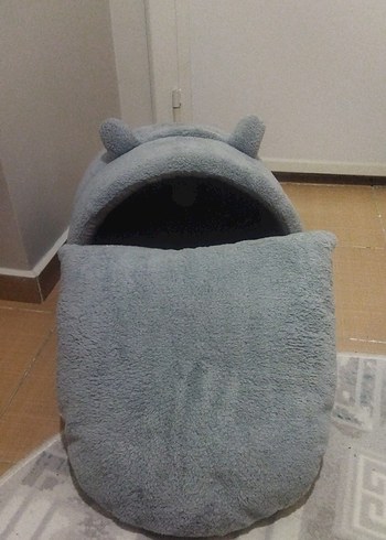 "SIFIR - Jungolica Tom Mavi Peluş Kedi Yuvası - Görsel 4