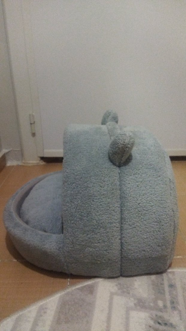 "SIFIR - Jungolica Tom Mavi Peluş Kedi Yuvası - Görsel 2