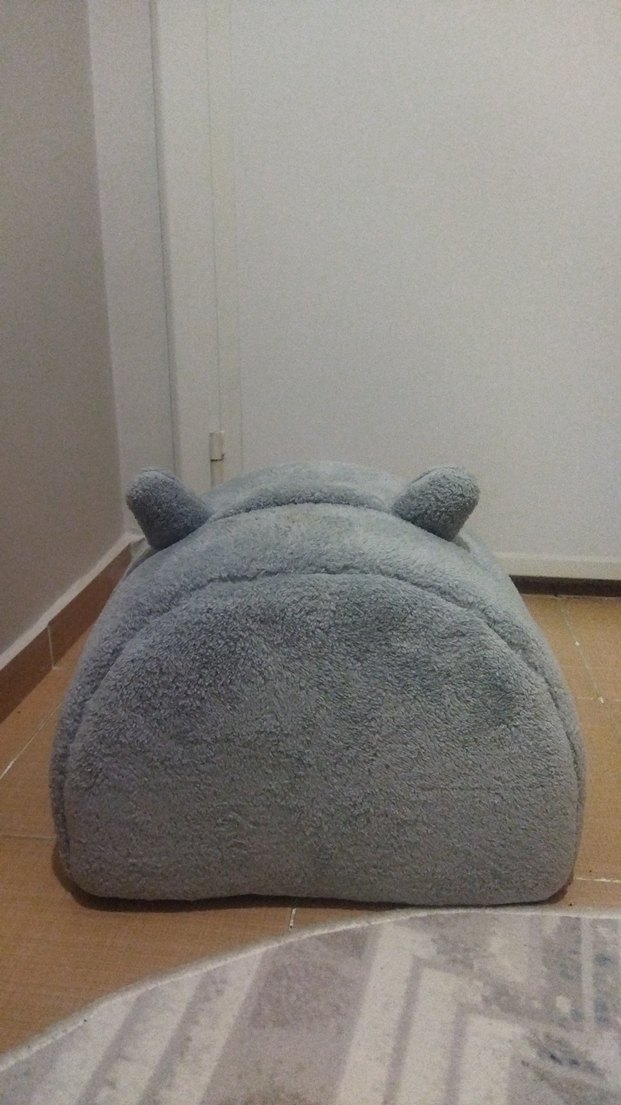 "SIFIR - Jungolica Tom Mavi Peluş Kedi Yuvası - Görsel 3