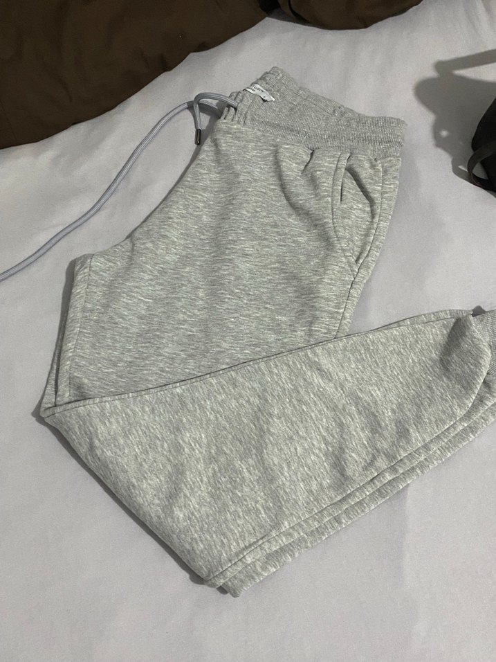 Gri Kadın Rahat Kesim Eşofman Altı - Görsel 4