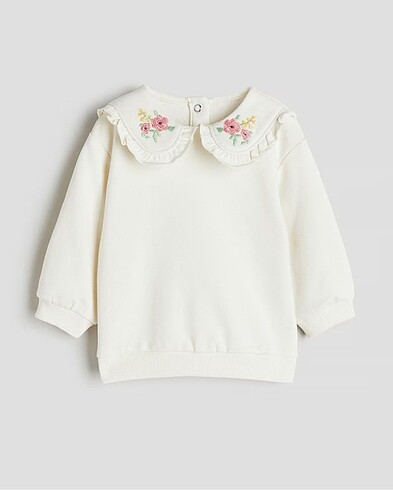 H&M Motife işlemli üst, 4-6 aylık için uygundur