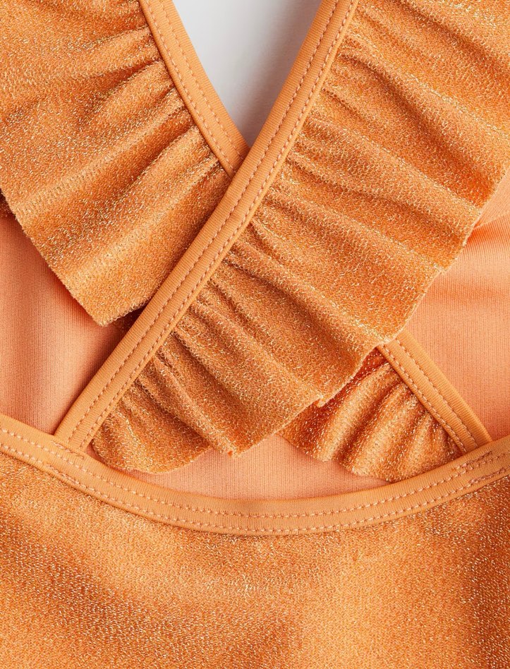 Parlak Turuncu Kız Çocuk Mayo 86/92 - Görsel 2