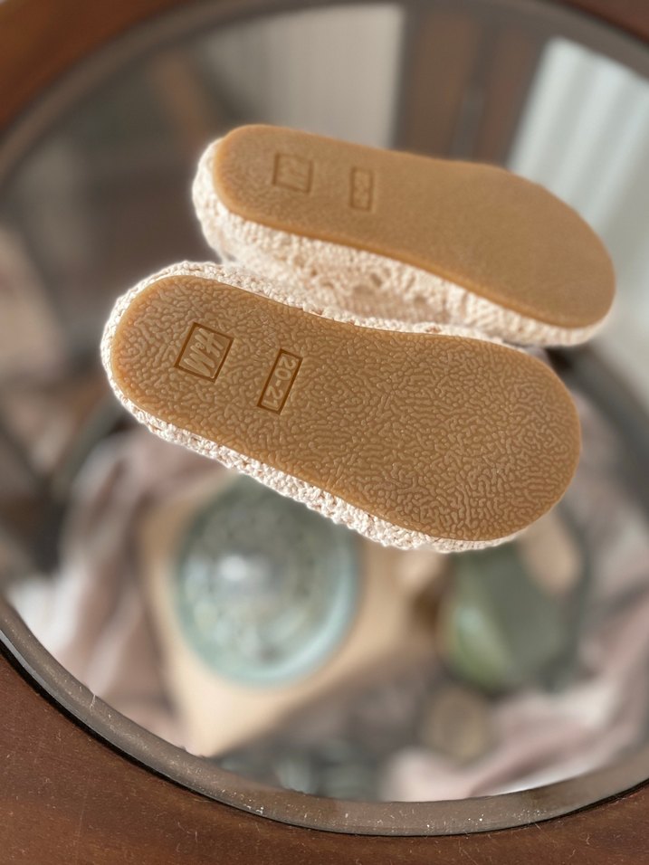 20-21 Kız Çocuk Beyaz Dantel Nakışlı Babet - Görsel 3