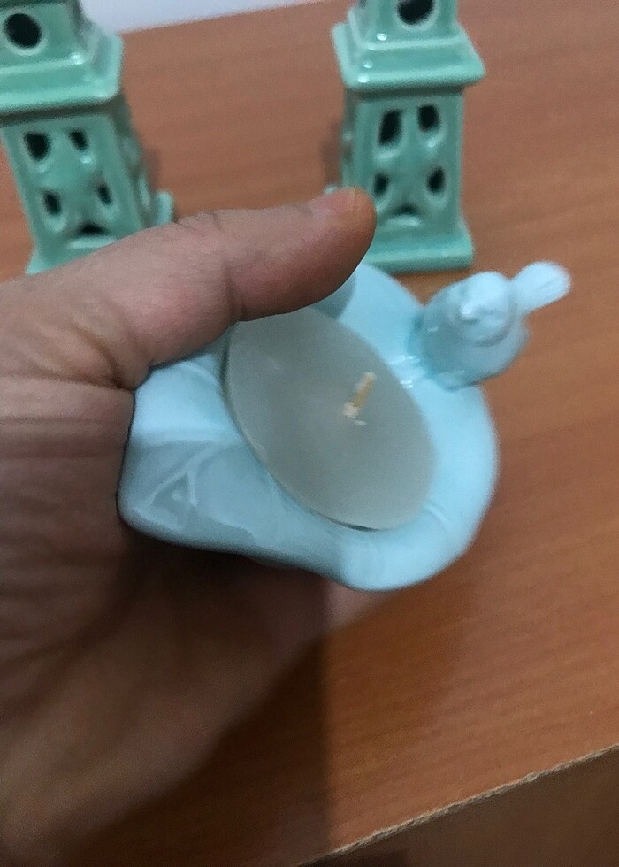 2 deniz feneri ve mumluk - Görsel 4