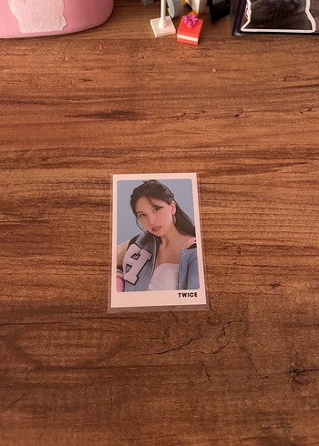 Bej Renkli TWICE Fotoğraf Kartı