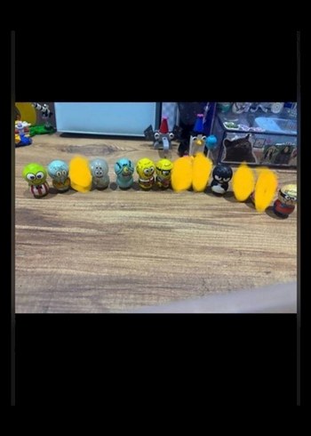 Renkli Mini Aksiyon Figürleri Seti