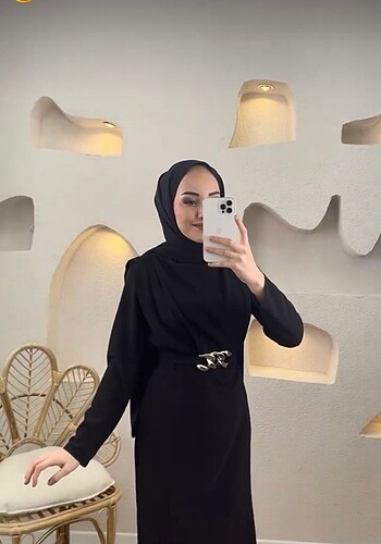 38 Beden Siyah kalem elbise