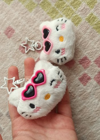 hello kitty gözlüklü çanta süsü, anahtarlık - Görsel 4