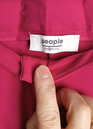 42 Beden pembe Renk People 42 beden bayan pantolon
