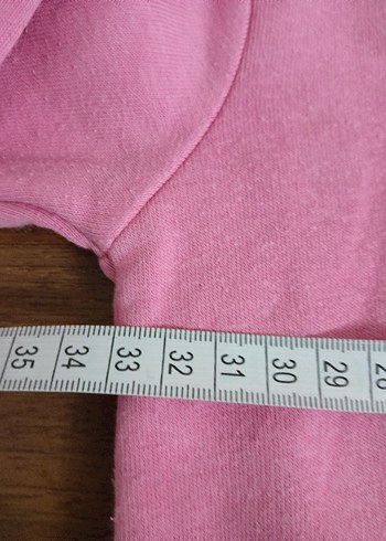Kız Çocuk Pembe Baskılı Sweatshirt 5 6 yaş - Görsel 4