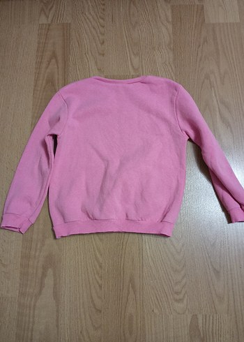 Kız Çocuk Pembe Baskılı Sweatshirt 5 6 yaş - Görsel 3