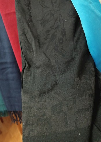 Kadın Renkli  Şal, Dökümlü - Görsel 4