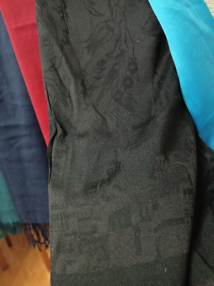 Kadın Renkli  Şal, Dökümlü - Görsel 4