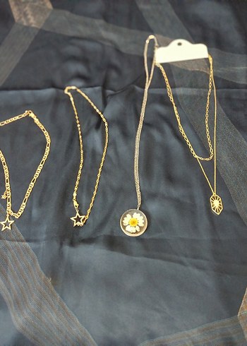 Bohem Zincir Detaylı Midi Kolye - Görsel 2