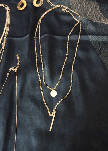 kadın metal kolye - Görsel 4