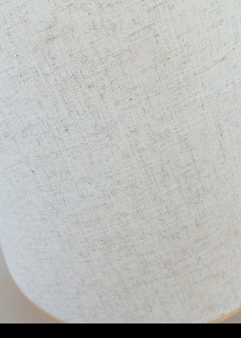 Bej Kumaş Abajur Masa Lambası - Görsel 6