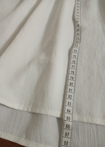 Nakışlı Beyaz Uzun Kollu Bohem Tunik LC waikiki 44 beden - Görsel 7