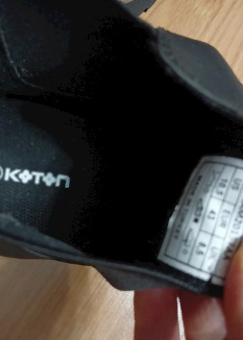 koton  43 numara  kısa bot etiketi - Görsel 8