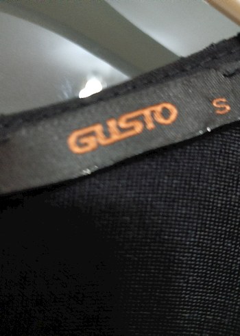 Gusto  S beden Siyah Parlak Uzun Kadın Tulum - Görsel 8