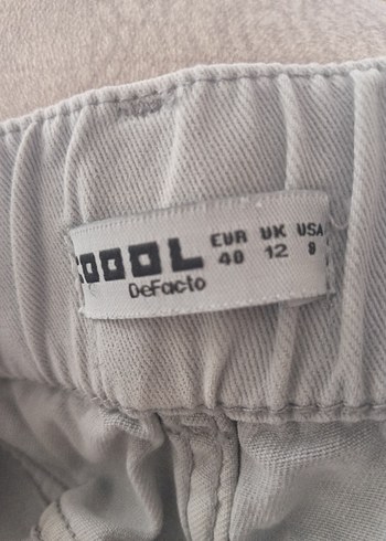 Gri Rahat Kesim Kadın Denim Pantolon 40 beden defacto - Görsel 4