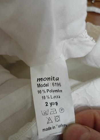 Monita 2 yaş tullu elbıse - Görsel 6