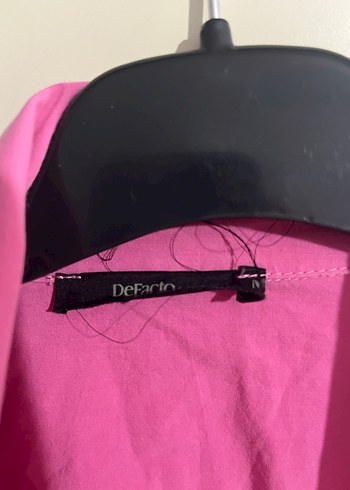 Pembe Keten Kadın Gömlek - Görsel 8