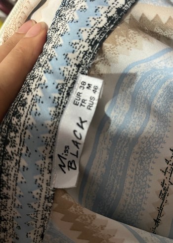 Bohem Uzun Kollu Düğmeli Mini Gömlek - Görsel 7