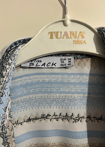 Bohem Uzun Kollu Düğmeli Mini Gömlek - Görsel 6