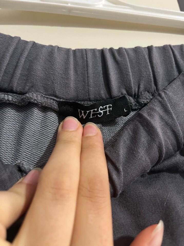 Gri Kadın Keten Piliseli Rahat Pantolon - Görsel 4