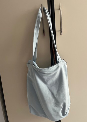 Buz mavisi Minimalist Kadın Omuz Çantası - Görsel 4