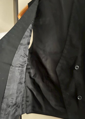 Siyah Düğmeli Kadın Yelek - Görsel 3