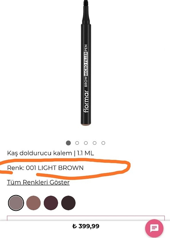 Flormar kaş kalemi - Görsel 4
