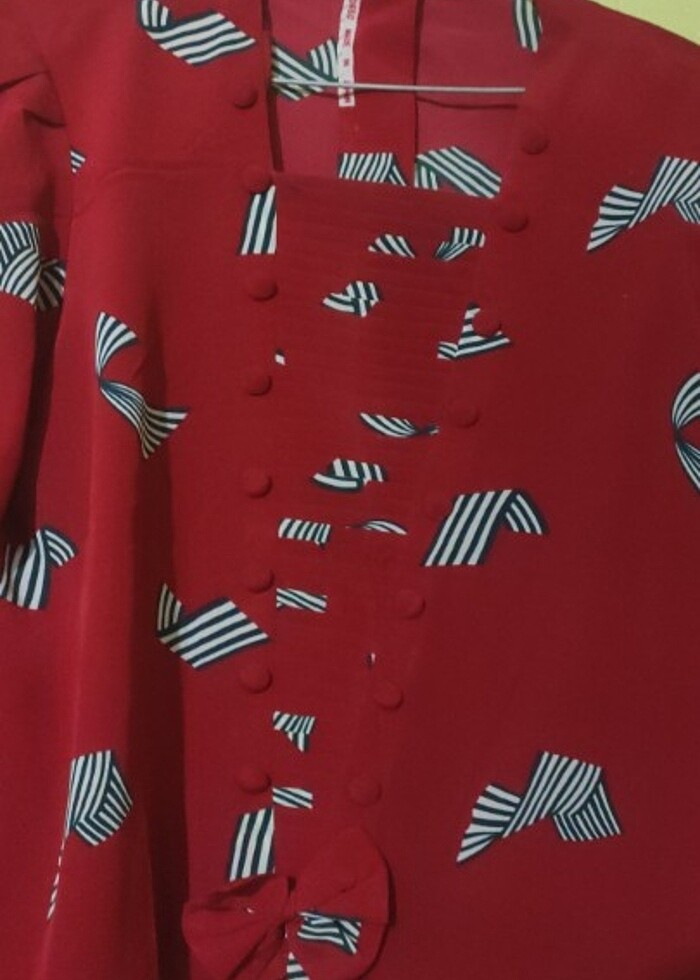 Vintage bordo etekli takim - Görsel 3