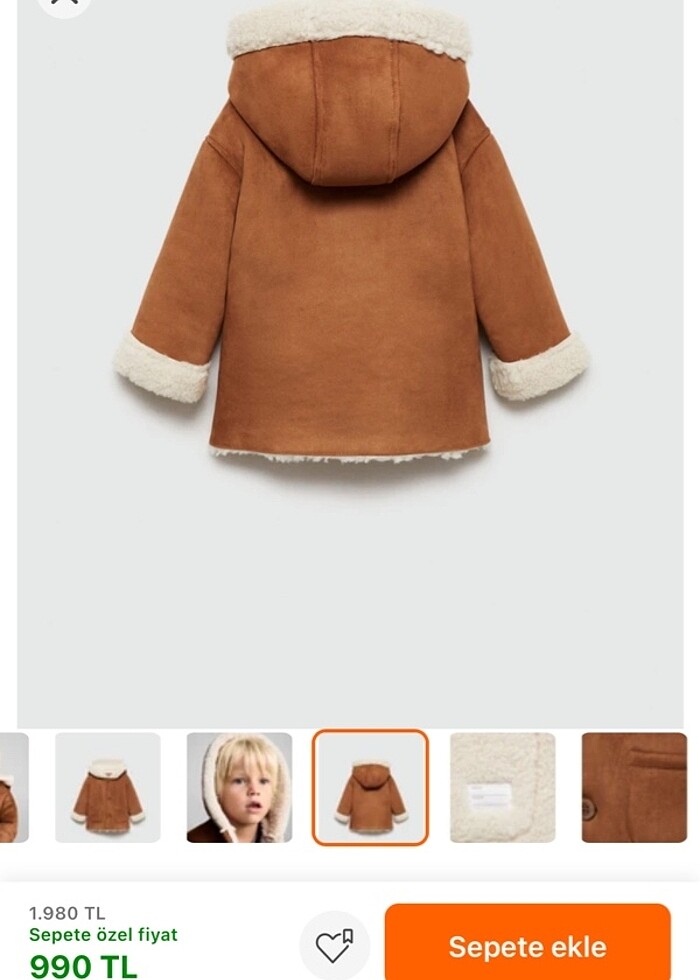 Erkek çocuk kaban - Görsel 3