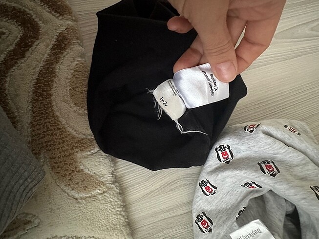 1-2 Yaş, 19 cm Beden siyah Renk Erkek çocuk bjk bere