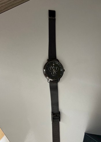 Gri Hasır Kordonlu İş Saati - Görsel 4