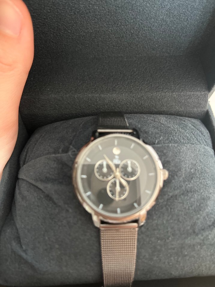 Gri Hasır Kordonlu İş Saati - Görsel 3