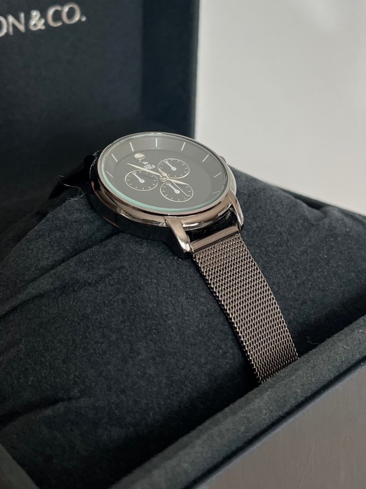 Gri Hasır Kordonlu İş Saati - Görsel 2