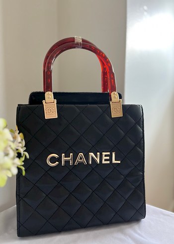 Parlak Siyah Chanel Kadın Çanta - Görsel 2