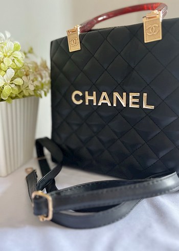 Parlak Siyah Chanel Kadın Çanta - Görsel 7
