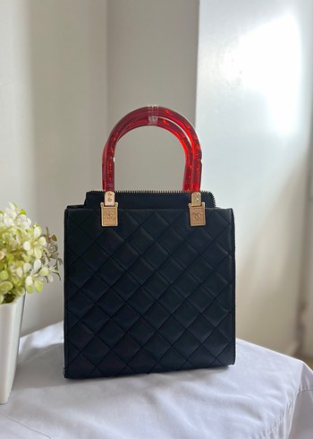 Parlak Siyah Chanel Kadın Çanta - Görsel 4