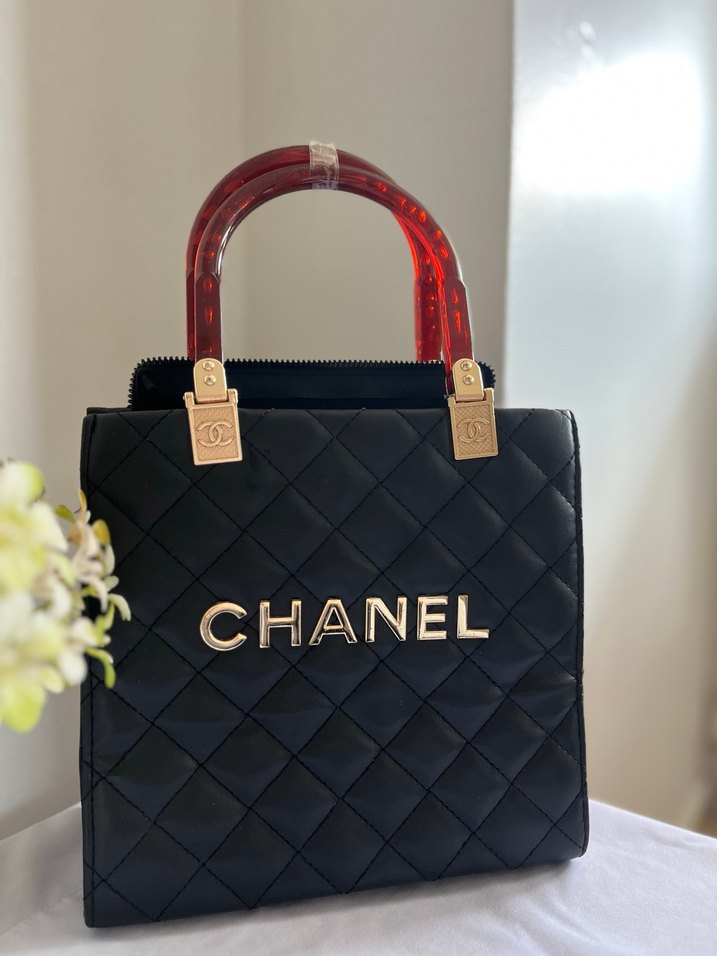 Parlak Siyah Chanel Kadın Çanta - Görsel 2