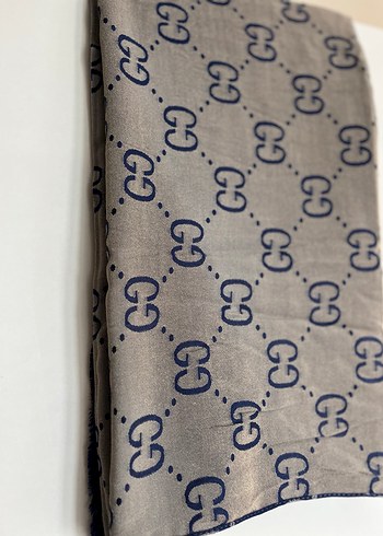 Mavi Zincir Detaylı Kadın Şal - Görsel 2