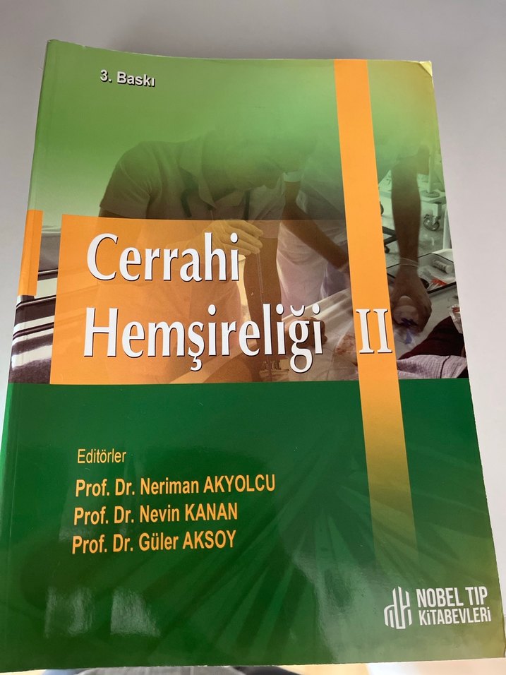 Cerrahi Hemşireliği I - 5. Baskı - Görsel 2