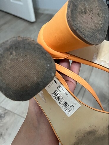 Somon renk elle sandalet - Görsel 6