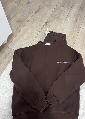 Erkek Kahverengi Rahat Kesim Eşofman Altı - Görsel 6