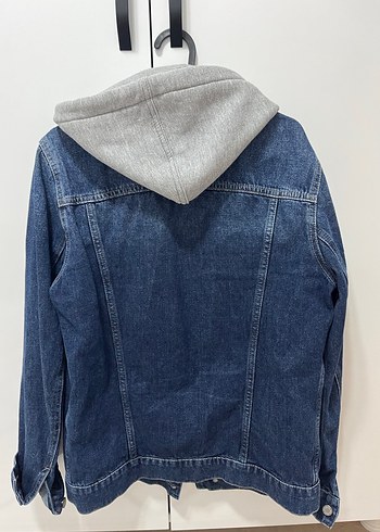 Brandon 90lar Vintage Koyu Mavi Jean Ceket - Görsel 2