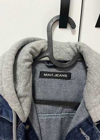 Brandon 90lar Vintage Koyu Mavi Jean Ceket - Görsel 5