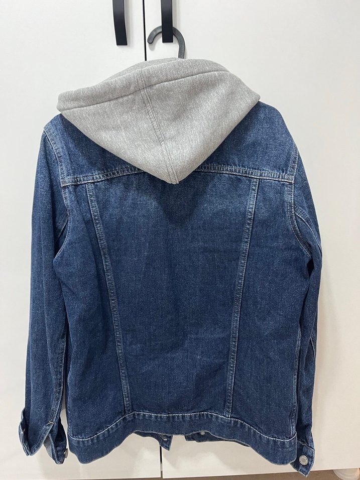 Brandon 90lar Vintage Koyu Mavi Jean Ceket - Görsel 2