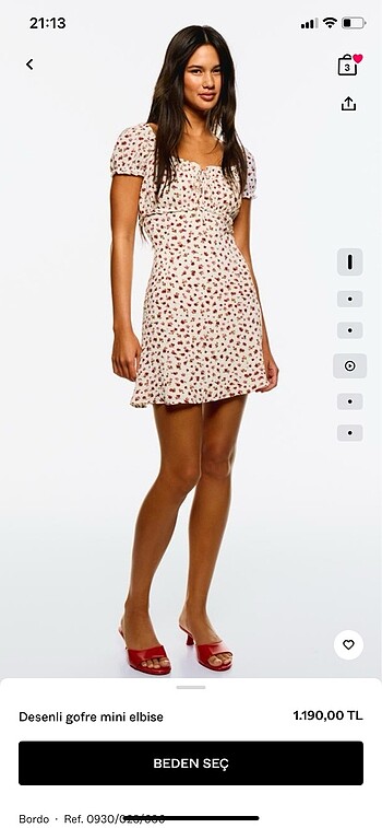 Bershka elbise